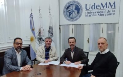 Junto a la 𝗨𝗻𝗶𝘃𝗲𝗿𝘀𝗶𝗱𝗮𝗱 𝗱𝗲 𝗹𝗮 𝗠𝗮𝗿𝗶𝗻𝗮 𝗠𝗲𝗿𝗰𝗮𝗻𝘁𝗲 firmamos un convenio de colaboración interinstitucional