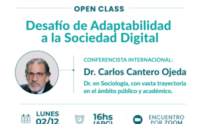 OPEN CLASS: “𝗗𝗲𝘀𝗮𝗳í𝗼 𝗱𝗲 𝗔𝗱𝗮𝗽𝘁𝗮𝗯𝗶𝗹𝗶𝗱𝗮𝗱 𝗮 𝗹𝗮 𝗦𝗼𝗰𝗶𝗲𝗱𝗮𝗱 𝗗𝗶𝗴𝗶𝘁𝗮𝗹”